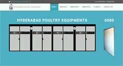 Desktop Screenshot of hyderabadpoultryequipments.com