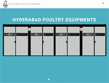 Tablet Screenshot of hyderabadpoultryequipments.com